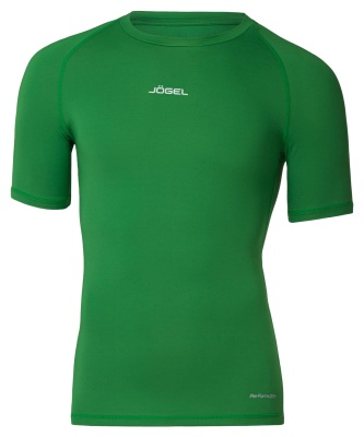 Футболка компрессионная с коротким рукавом Jogel CAMP PerFormDRY Baselayer SS Tee, зеленый