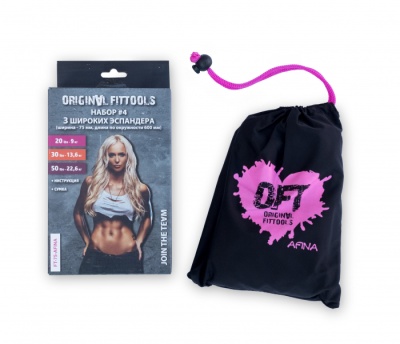 Набор из 3 широких мини-эспандеров Original Fit.Tools FT-75-AFINA
