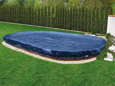 Тент защитный овал Mountfield Azuro для 910x460 см 3EXX0456 голубой\черный (трехслойный)
