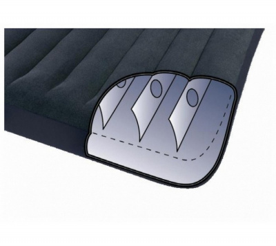 Надувной матрас (кровать) 203х152х23см Intex Pillow Rest Classic 66781
