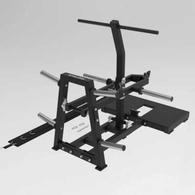 Приседания с поясом Protrain PR-BS01B (колодец) на свободных весах | Premium Fitness