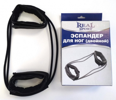 Эспандер для ног двойной Real Sport RS-300