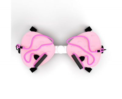 Фитнес платформа DFC Twister Bow с эспандерами TW-S108P розовый