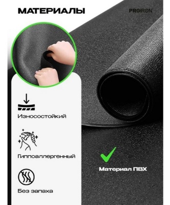 Коврик спортивный для фитнесса и тренажеров 120x60x0,4см PROIRON КС1260