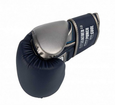 Перчатки боксерские Clinch Punch 2.0 C141 темносине-бронзовый
