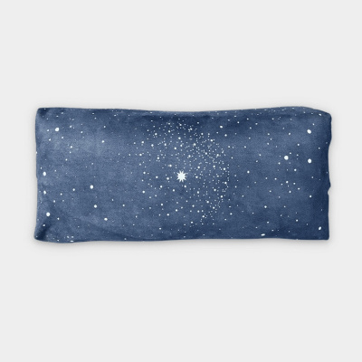 Валик для йоги13х25х61 см, овальный YOGA DESIGN LAB Bolster ZABUTON небесный