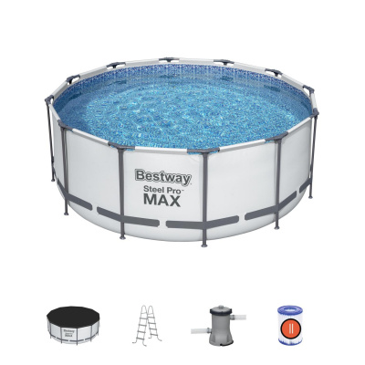Бассейн круглый на стойках 366х122 см Bestway 56420