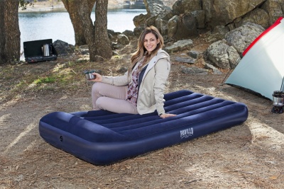Надувной матрас с подголовником Bestway Tritech Airbed, 188x99x30см 67680