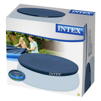Тент для круглого бассейна надувного d396см Intex 28026