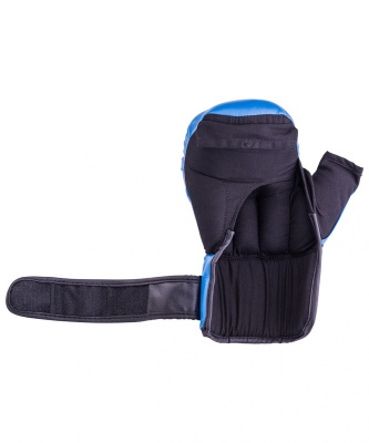 Перчатки для рукопашного боя Everlast HSIF PU, синие 12 oz RF3212