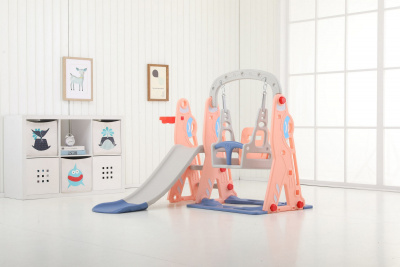 Горка + качели Космо Perfetto Sport PS-035-О оранжевый