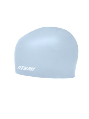Шапочка для плавания Atemi light silicone cap Light blue FLSC1LBE голубой