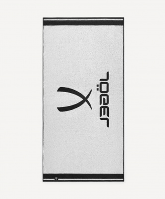 Полотенце спортивное, 70х140см Jogel ESSENTIAL Towel L, черный\белый