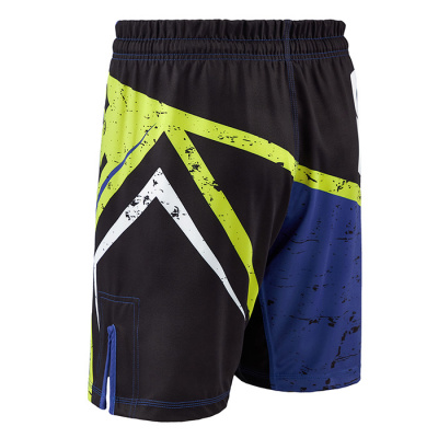 Шорты для MMA Green Hill MMS-3851, сине-зеленые