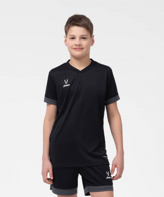 Футболка игровая Jogel DIVISION PerFormDRY Union Jersey, черный/темно-серый/белый