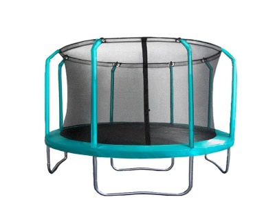 Батут с защитной cеткой Perfetto Sport Premium Strong 12", d370см, зеленый