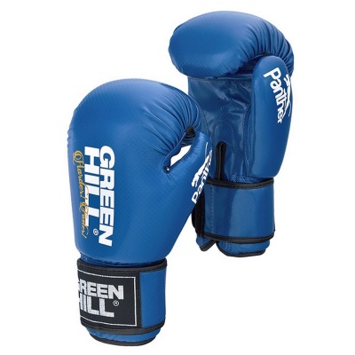 Перчатки боксерские Green Hill Panther 8oz, к/з BGP-2098 синий