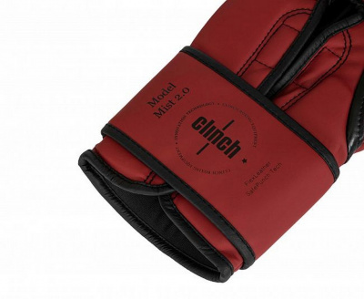 Перчатки боксерские Clinch Mist 2.0 C183 темно-красный