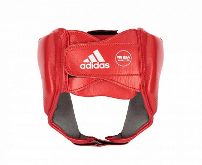 Шлем боксерский Adidas одобренный IBA adiIBAH1 красный