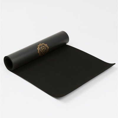 Коврик для йоги 185х68х0,5 см, TPE, c гравировкой Inex Yoga PU Mat PUMATPE-CH-GY серый
