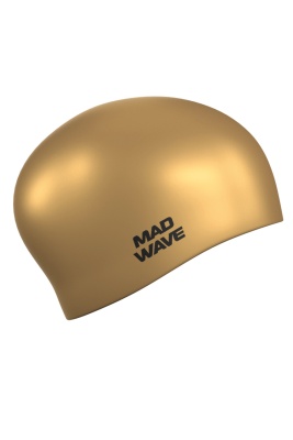Силиконовая шапочка Mad Wave Long hair silicone M0511 01 0 18W золото