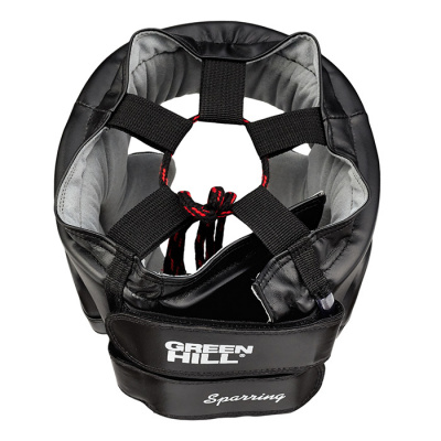 Боксерский шлем Green Hill Sparring HGS-9409, черный