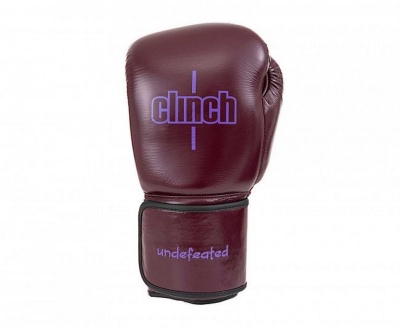 Перчатки боксерские Clinch Undefeated C161 бордовый