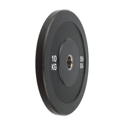 Диск бамперный 51мм, обрезиненный 10кг VictoryFit VF-D51100