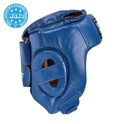 Кикбоксерский шлем Green Hill Best WAKO Approved HGB-4016w, синий