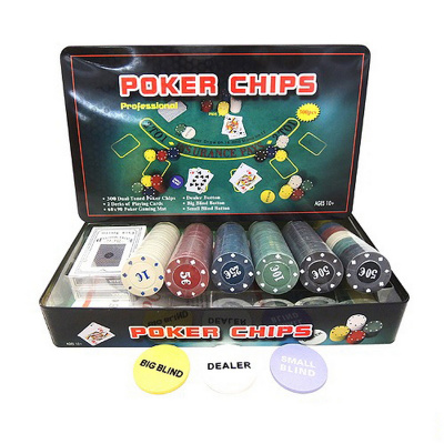 Набор для покера Partida Holdem Light на 300 фишек с номиналом