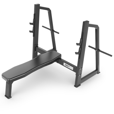 Олимпийская скамья для жима (прямая) UnixFit PRO UC-1629 | Premium Fitness