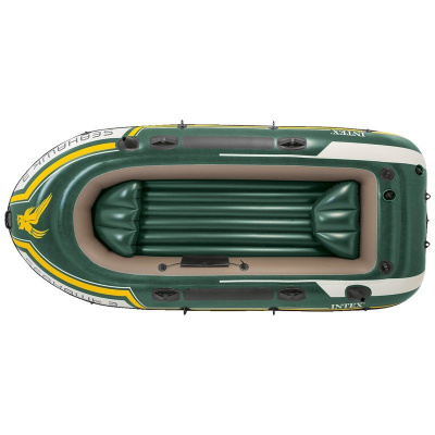 Лодка Intex Seahawk 3 Set надувная, 3-х местная, с пластмассовыми веслами и насосом 68380