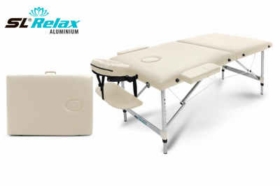 Массажный стол SL Relax Aluminium (beige) Бежевый BM2723-2
