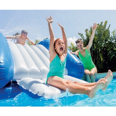 Горка надувная, водная 333х206х117см Intex 58849