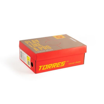 Бутсы зальные детские Torres RAYO KID TS134235-856 оранжево-жёлтый
