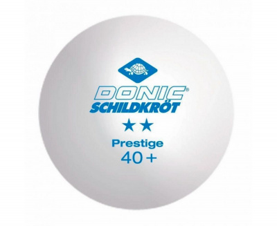 Мячики для н\тенниса 40+ 2 Donic PRESTIGE 6 штук 658021 белый