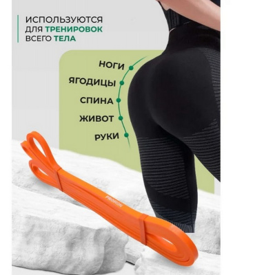 Эспандр ленточный 2-6кг 208x0,65x0,45см PROIRON ЭЛ0206 оранжевый
