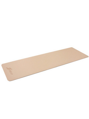Коврик для фитнеса и йоги, TPE, 183х61х0,6см Start Up ZH-01 Beige\Gray