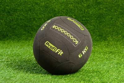 Медицинбол набивной кевларовый (Kevlar Wallball) Profi-Fit 6 кг