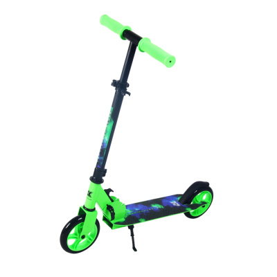 Самокат 145мм Sport Collection CK-SJ145-43 green (фонарь и наклейка в подарок)