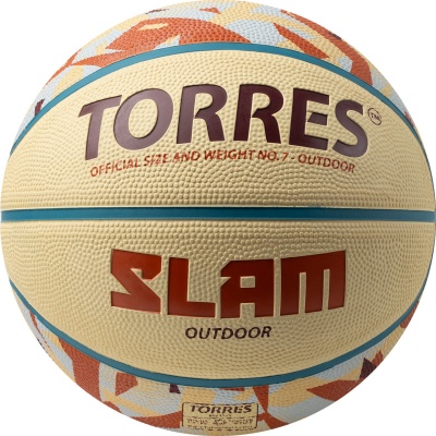 Мяч баскетбольный Torres Slam B023147 р.7