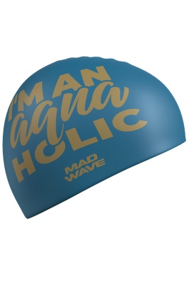 Силиконовая шапочка Mad Wave Aquaholic big M0554 26 0 00W Бирюзовый