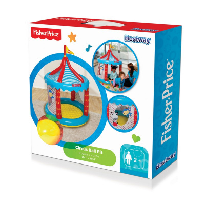Игровой центр надувной 104х137 см Bestway Цирк, 25 шаров 93505