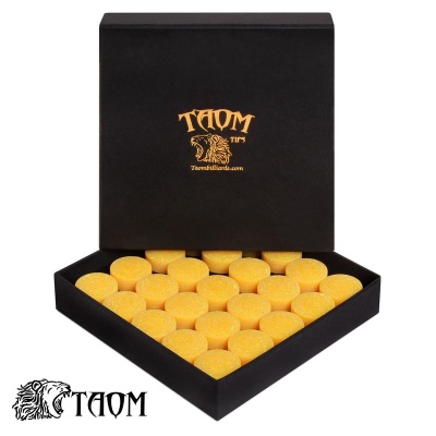 Наклейка для кия Taom 2.0 ø14мм желтая 1шт.