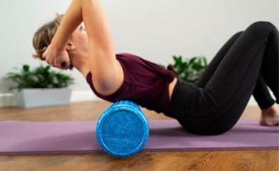 Ролик короткий 15х91см Balanced Body Blue Roller 17161