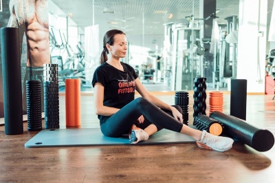 Цилиндр массажный 32,5x13см Original Fit.Tools FT-EY-ROLL-BLACK