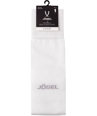 Гольфы футбольные Jogel CAMP BASIC SLEEVE SOCKS 00, белый\серый