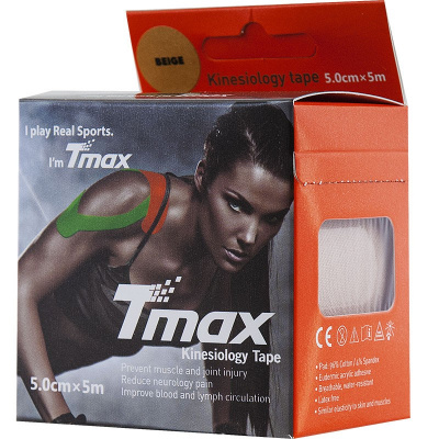Тейп кинезиологический Tmax Extra Sticky 423112 телесный