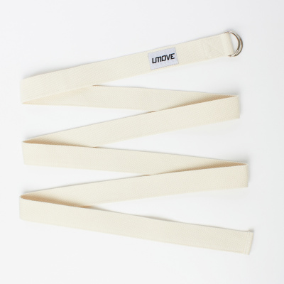 Ремень для йоги UMOVE Yoga Stretching Strap YS24-WM молочный