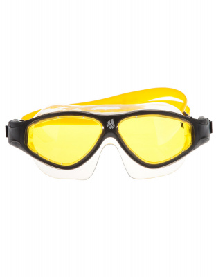 Маска для плавания Mad Wave Flame Mask M0461 02 0 06W желтый
